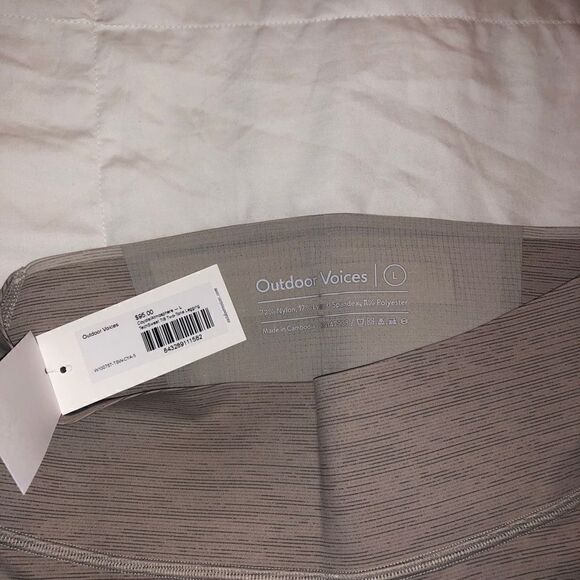 NWT Outdoor voices 7/8 two tone leggings - Picture 2 of 3